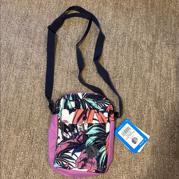 Columbia Multicolor Leaf Print Crossbody Bag - Picture 1 of 3